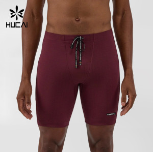 Custom Men's 7 Pocket Half Tights with Gridlock Panels for Activewear Brands