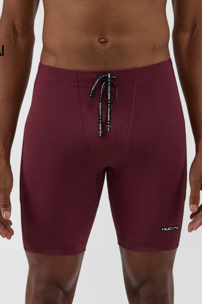 Custom Men's 7 Pocket Half Tights with Gridlock Panels for Activewear Brands