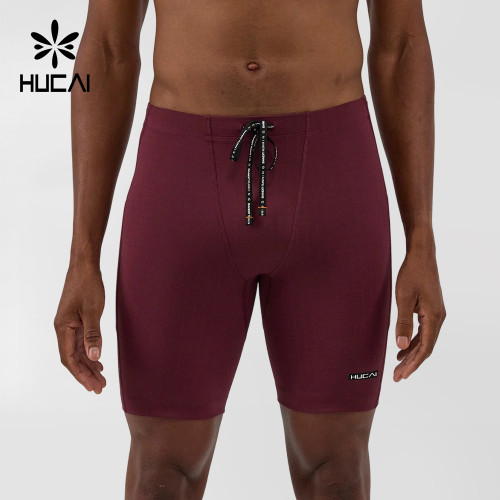 Custom Men's 7 Pocket Half Tights with Gridlock Panels for Activewear Brands