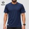 Custom Men's Ribbed Trim Training Tee with Sleeve Logo for Activewear Brands