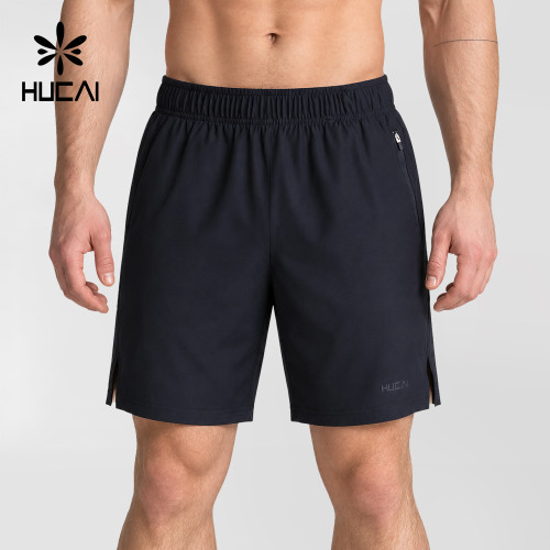 Custom Men's 7 Inch Training Shorts with Zip Side Pockets for Activewear Brands