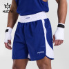 Custom Men's Boxing Shorts with Laser Perforated Side Panels for Activewear Brands
