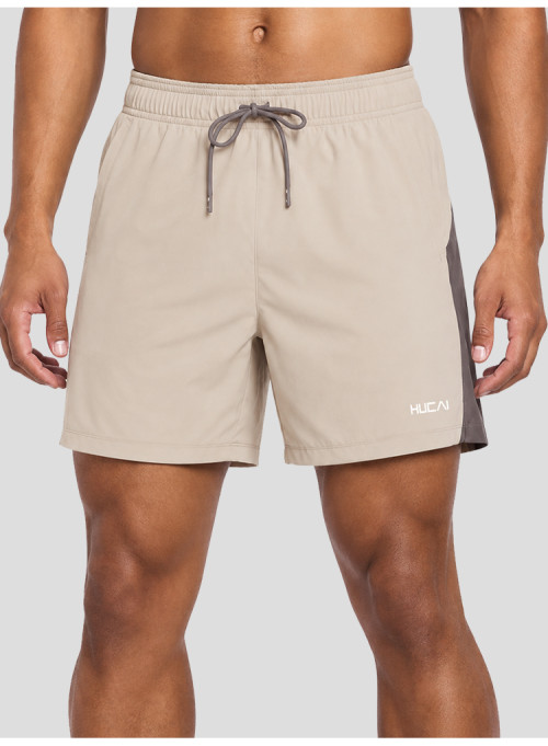 Custom Men's 5 Inch Two Tone Running Shorts with Inner Liner for Activewear Brands