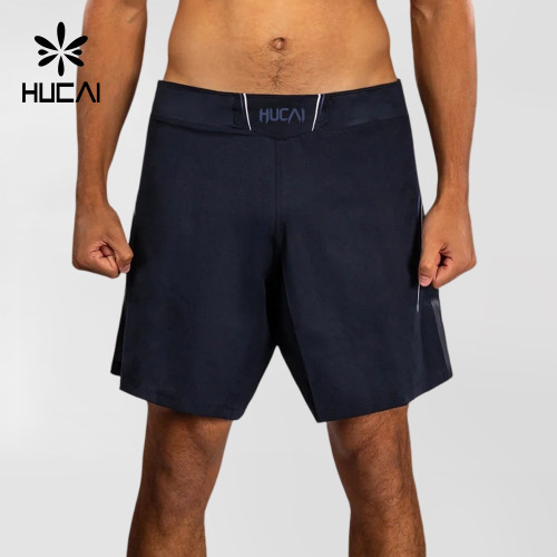Custom Men's MMA Fight Shorts with Flat Waistband and Side Slits for Activewear Brands