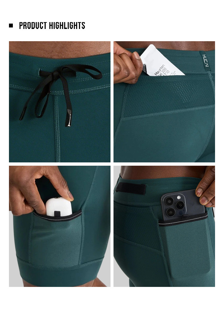 men's compression half tights - detail view 3