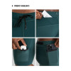 Custom Men's Compression Half Tights with Built-In Liner and Five Pockets