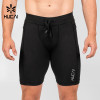 Custom Men's Compression Half Tights with Silicone Grippers and Waistband Pocket