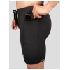 Custom Men's Compression Half Tights with Silicone Grippers and Waistband Pocket