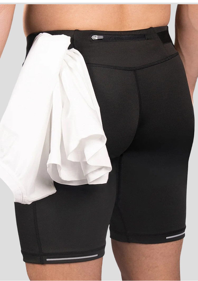 men's compression training shorts - detail view 4