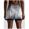 Custom Men's Two-Tone 2-in-1 Run Shorts with Zip Back Pocket and Liner