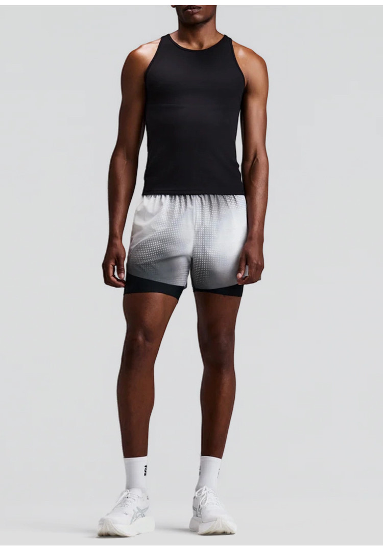 men's two in one compression shorts - detail view 3