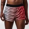 Custom Men's Split Running Shorts with Bonded Hem Vents and Seven Pockets