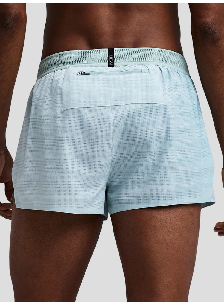 men's mesh split running shorts - detail view 1