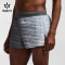 Custom Men's Plaster Slate Gradient Split Shorts with Mesh Panels and Pockets