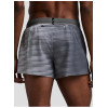 Custom Men's Plaster Slate Gradient Split Shorts with Mesh Panels and Pockets