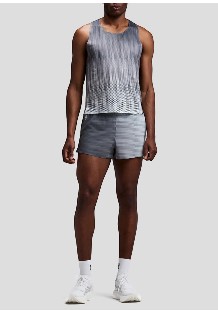 men's gradient mesh split shorts - detail view 3