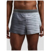 Custom Men's Plaster Slate Gradient Split Shorts with Mesh Panels and Pockets