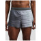 Custom Men's Plaster Slate Gradient Split Shorts with Mesh Panels and Pockets