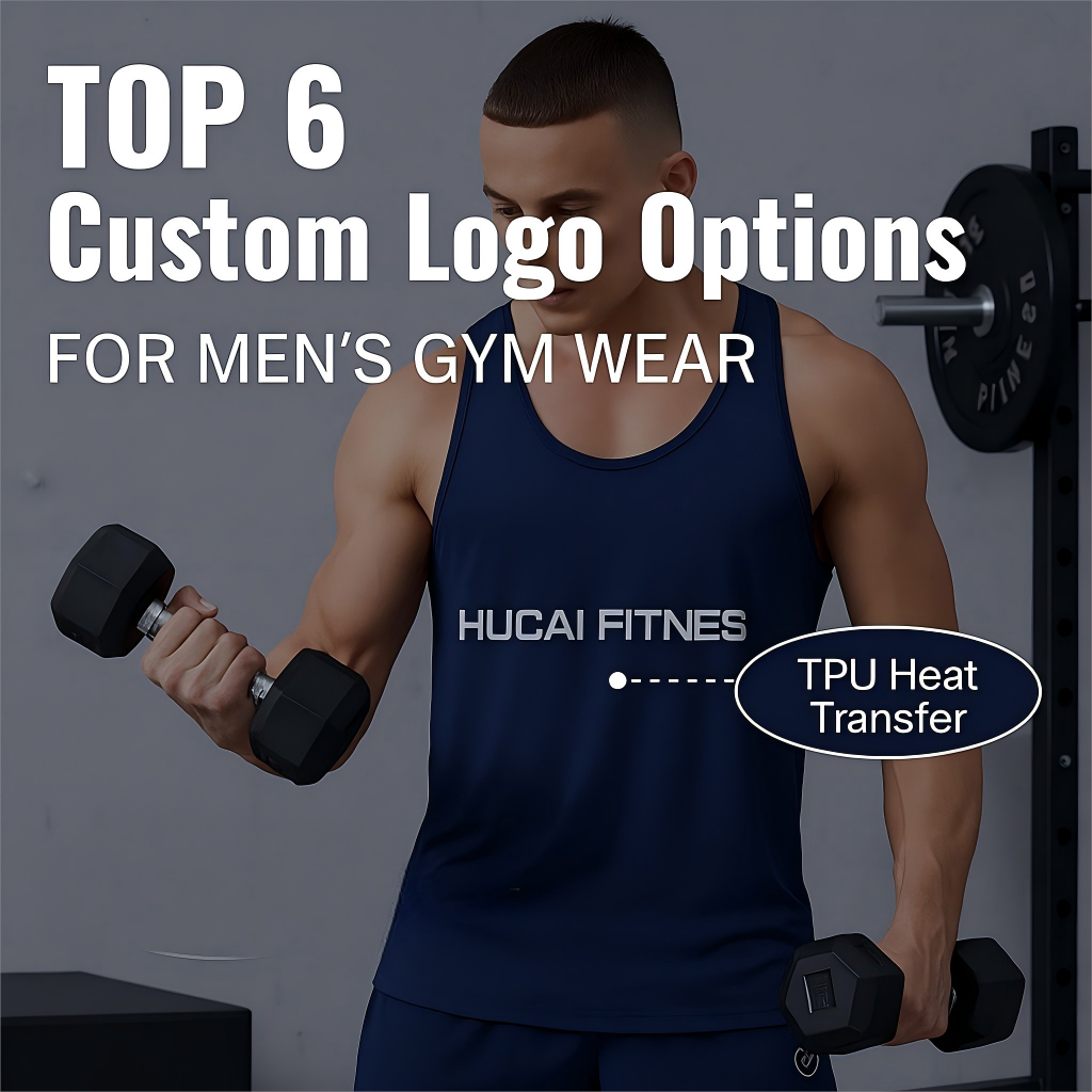 6 Custom Logo Options for Men's Gym Wear