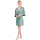 Satin Material Lace Design Solid Color Robes and Slip dress Pajamas Sets Bathrobes For Bedroom