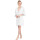 Satin Material Lace Design Solid Color Robes and Slip dress Pajamas Sets Bathrobes For Bedroom