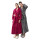 Халаты женской пары Пижамы для взрослых зимой длинный халат Полиэстер