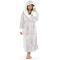 Woman Velvet Bathrobe,Long Sleeve Ankle Length Robe,Thermal Plus Size Factory Customized Sleepwear