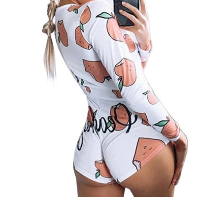 Women's Onesies, Casual Rompers Adult Female Long Sleeve Shorts One-piece Supplier