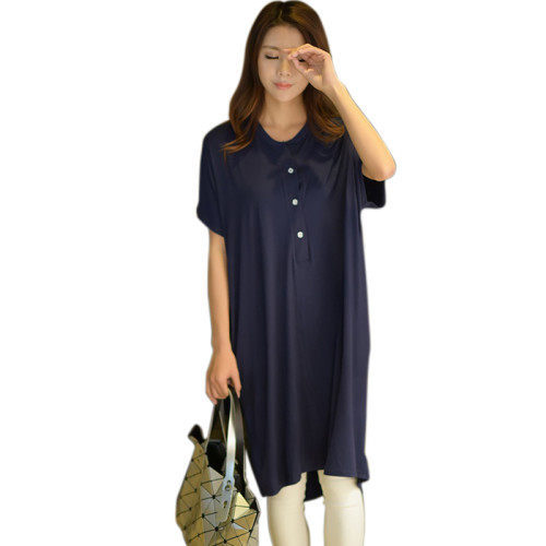 ملابس نوم صيفية للنساء ملابس نوم عصرية للكبار قمصان نوم مريحة للبيع بالجملة بأكمام قصيرة
