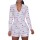 Women‘s Jumpsuits, Long Sleeve Printed Pajamas Short Length V-neck Rompers Wholesale