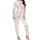 Zipper Onesies manches courtes et pantalons nouveauté impression col en v combinaison body adulte grande taille
