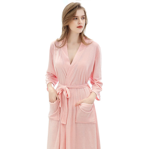 Robe mi-longue Peignoirs Pyjamas en gros pour les vêtements de nuit pour femmes Vêtements amples