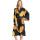 Luxury Silk Printed Nightwear,New Arrival Elegant Floral Comfort Loose Sleepwear,Wholesale Long Sleeve Robe for Women