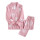Ensemble de pyjama en satin Pyjama décontracté en vrac Vêtements pour femmes Vêtements de nuit de confort