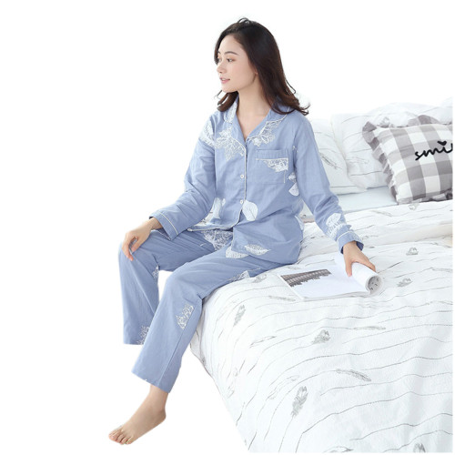 Ensemble de pyjama en satin Pyjama décontracté en vrac Vêtements pour femmes Vêtements de nuit de confort