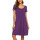 O cou chemise de nuit femmes été longueur genou robe de nuit ample pyjama