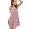 One Piece Sleepwear Womens, Lace Gauze Vest Sleeveless Nightgown Wholesale