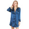 Nightgown for woman, Nightshirts Long Sleeve Wholesale Solid silk Sleepwear, OEM/ODM