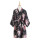 Vente en gros Robe à manches courtes Fabricant Lady Pretty Robes en satin de soie pour les femmes