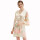 Robes en satin pour femmes Conception personnalisée en usine Impression de vêtements de nuit pour dames Robes mi-longues en gros