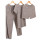 Vente en gros deux pièces de pyjama à manches courtes et shorts en coton confortable pour dame