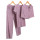 Vente en gros deux pièces de pyjama à manches courtes et shorts en coton confortable pour dame