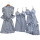 Lace Multi-piece of pajamas, high quality Solid 4-piece set sleepwear for bedroom