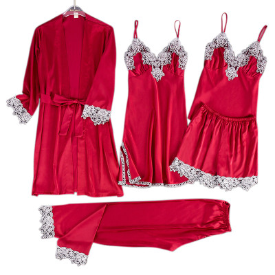 Women's Plus Size Pajamas Sets, high quality 5-piece sleepwear wholesale for bedroom