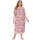 Plus Size Sleepwear Wholesale,Nightgown Short Sleeve Flower Printing for Women