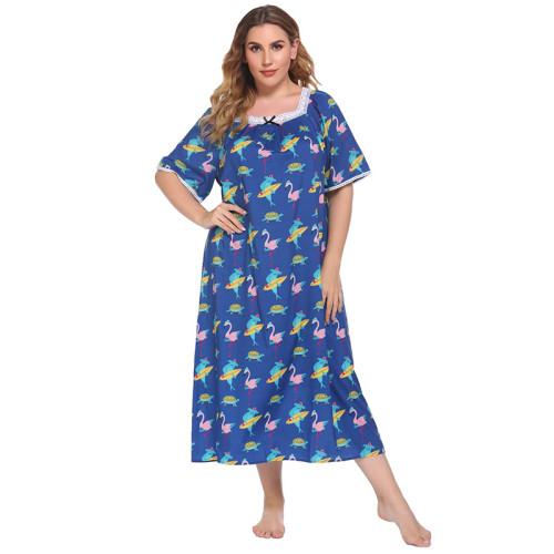 Fournisseur et fabricant de pyjamas en vrac pour femmes Chemise de nuit pour femmes à manches courtes