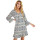 Designer personnalisé en gros Lady chemise de nuit au genou à manches longues pour femmes