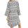 Designer personnalisé en gros Lady chemise de nuit au genou à manches longues pour femmes