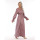 Cotton Material Solid Color Nursing Button Up Nightgown Long Sleeve Plus Size Night Dress For Women