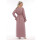 Cotton Material Solid Color Nursing Button Up Nightgown Long Sleeve Plus Size Night Dress For Women